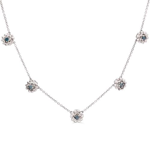 107553-Colar em Prata 925 com Diamantes 107553