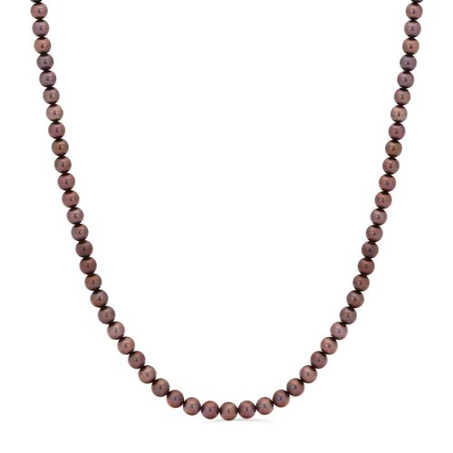 105946-Colar de Pérolas Baby Akoya Chocolate 105946